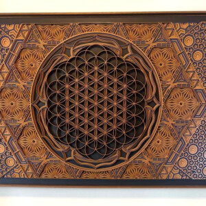 Framed Flower of Life